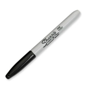 Sharpie Permanent Marker Fine Point Black