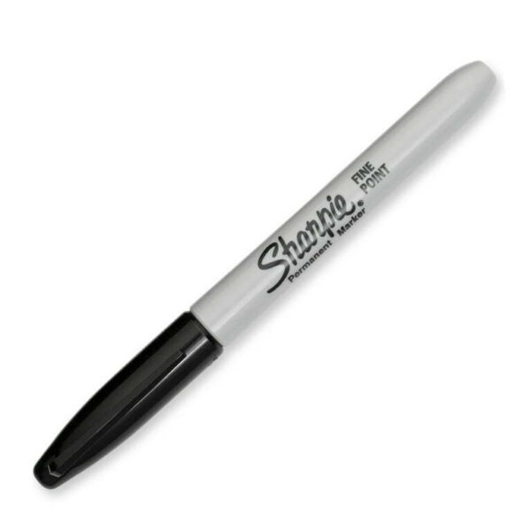 Sharpie Permanent Marker Fine Point Black