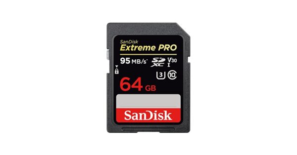 64GB SDXC V30 95MB/s SanDisk Extreme PRO