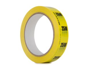 IDENTI-TAK 24mm x 33m Yellow 25M