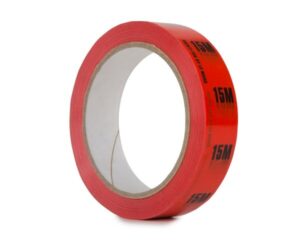 IDENTI-TAK 24mm x 33m Red 15M