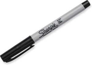 Sharpie Permanent Marker Ultra Fine Point Black
