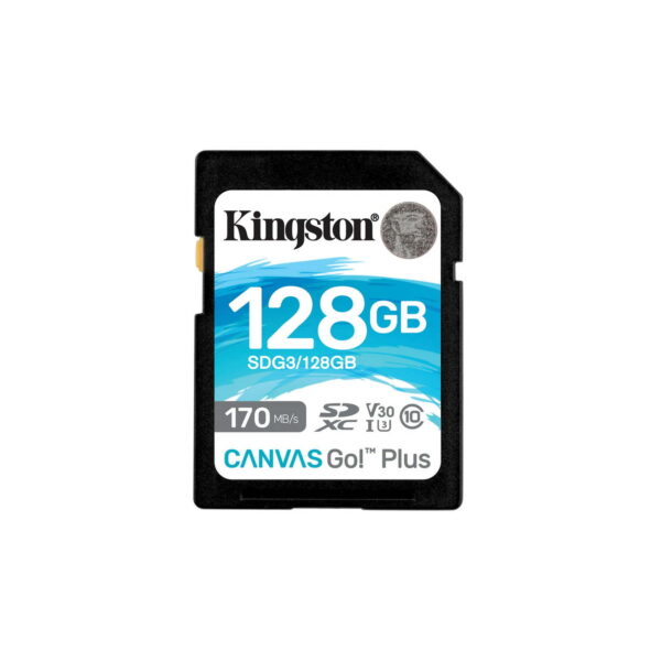 128GB SDXC V30 100MB/s Kingston