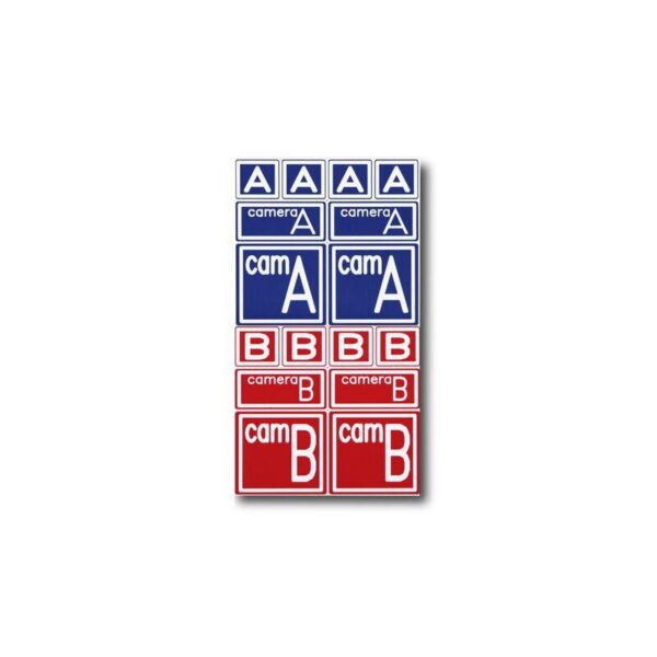 EYETEC Camera Tags (Cam A&B, 114&113 - blue/red)