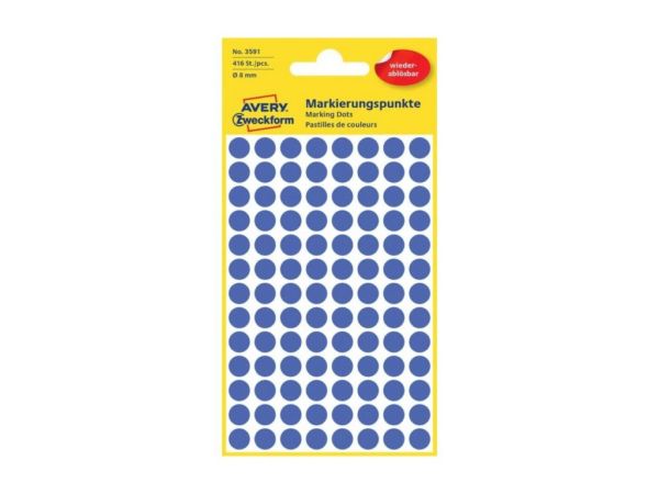 Marking Dots Removable Blue 8mm