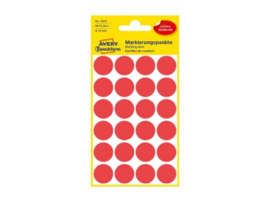 Marking Dots Removable Red 18mm