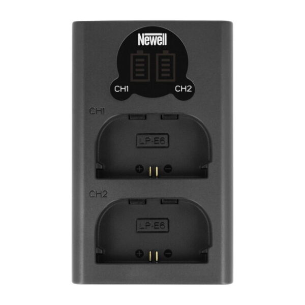 Newell Dual LP-E6 Battery Charger