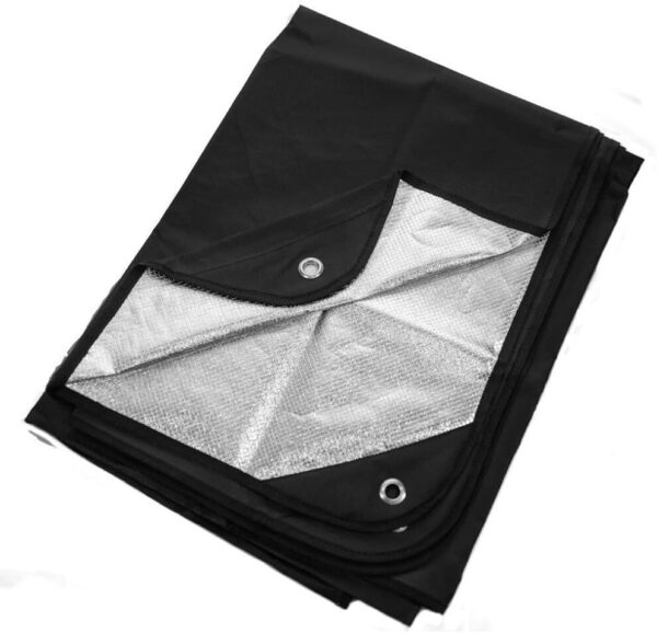 ARCTURUS Heavy-Duty Survival Blanket Black 150 x 210cm