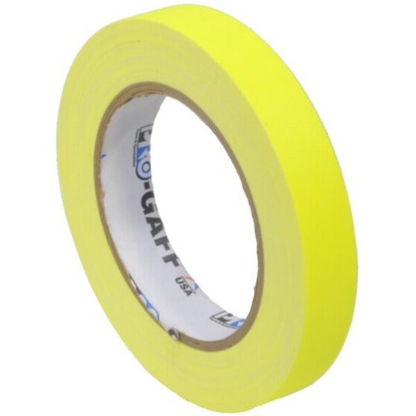 ProGaff® Neon Tape Yellow 19mm x 22,8m