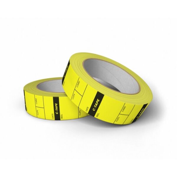 C-Tape DIT Yellow 15m (ca. 250 Reel Tags)