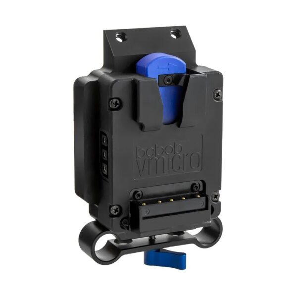 Bebob V-Micro V-mount Battery Plate w/ 15mm Rod Adapter