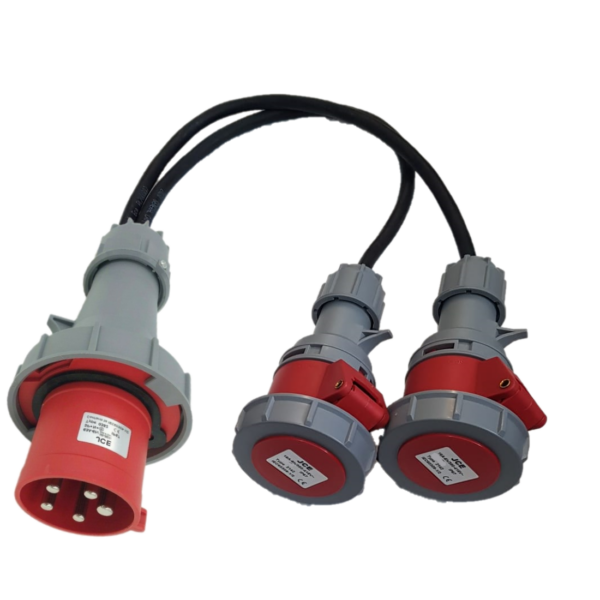 Power Adapter 63A to 2x 32A