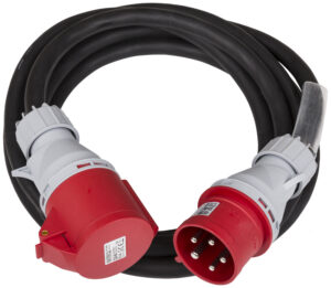 Power Adapter 32A Female 5-Pin to Male 4-Pin (1m)