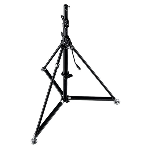 Manfrotto Super Wind-Up Stand + Braked Wheels (387XBU)